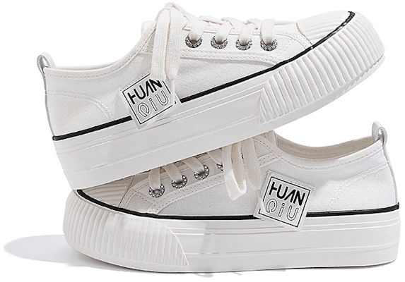 全球 HUANQIU 百搭耐磨 舒適休閒 通勤簡約 低筒 帆布鞋 女款 白色 Shop 全球 HUANQIU 百搭耐磨 舒適休閒 通勤簡約 低筒 帆布鞋 女款 白色