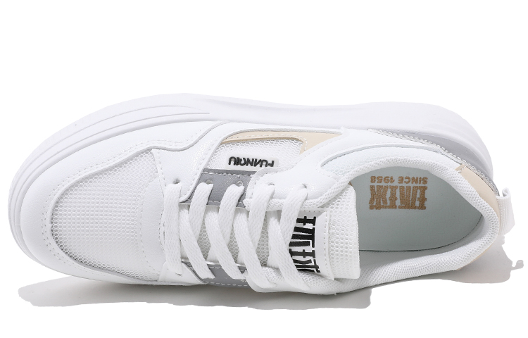 Purchase (Women) Huanqiu Canvas Low 'White Grey' HQY-QR0213WH