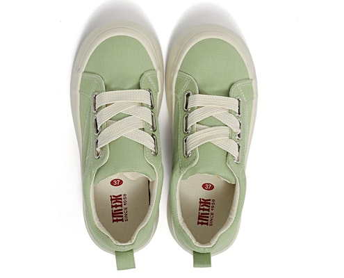 (Women) Huanqiu Canvas Low Top 'Casual Versatile Thick Sole' YW-231082 4