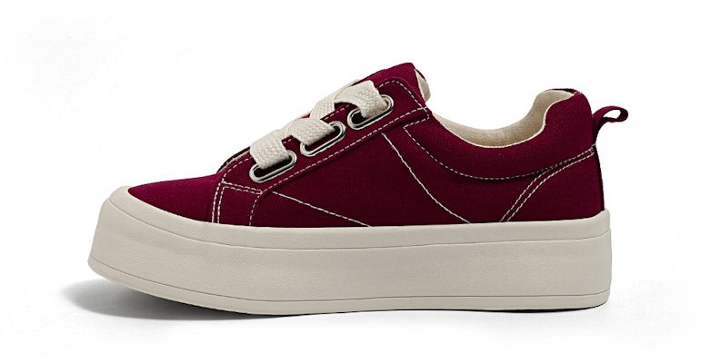 (Women) Huanqiu Canvas Low Top 'Casual Versatile Thick Sole' YW-231082 8