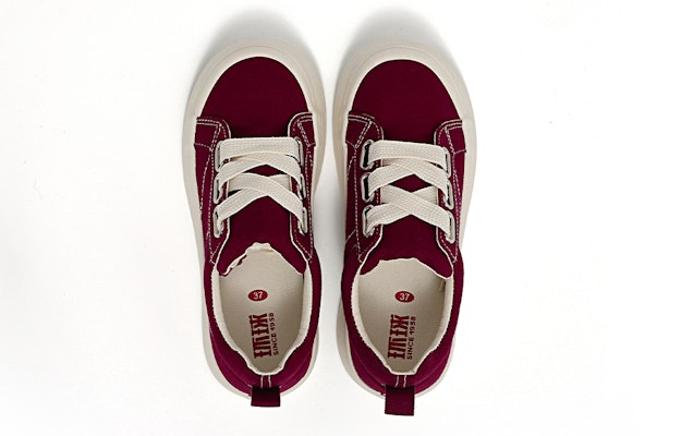 (Women) Huanqiu Canvas Low Top 'Casual Versatile Thick Sole' YW-231082 9