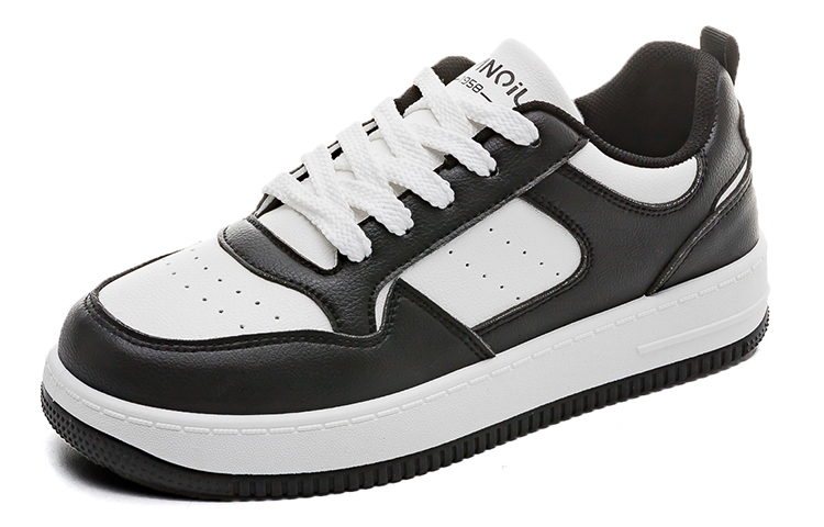 (Women) HUANQIU Casual Lightweight Breathable Low-Top Sneakers Black Global KY-2331-1HEI