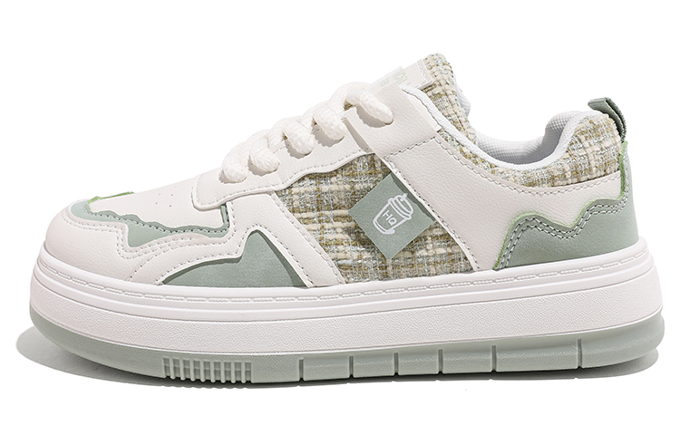 (W) Huanqiu Casual Low Top 'White-Green'