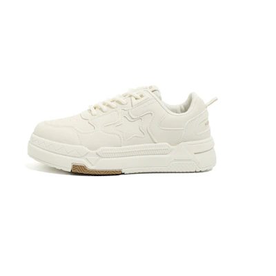 (W) Huanqiu Casual Mid-Top Sneakers 'Beige'