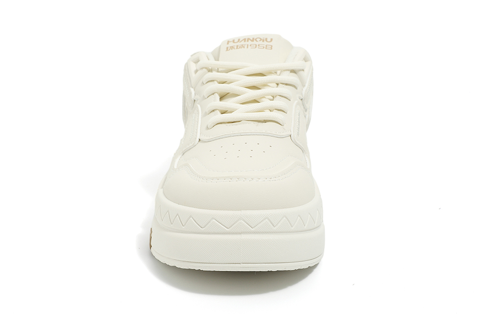 (W) Huanqiu Casual Mid-Top Sneakers 'Beige' 圖 3