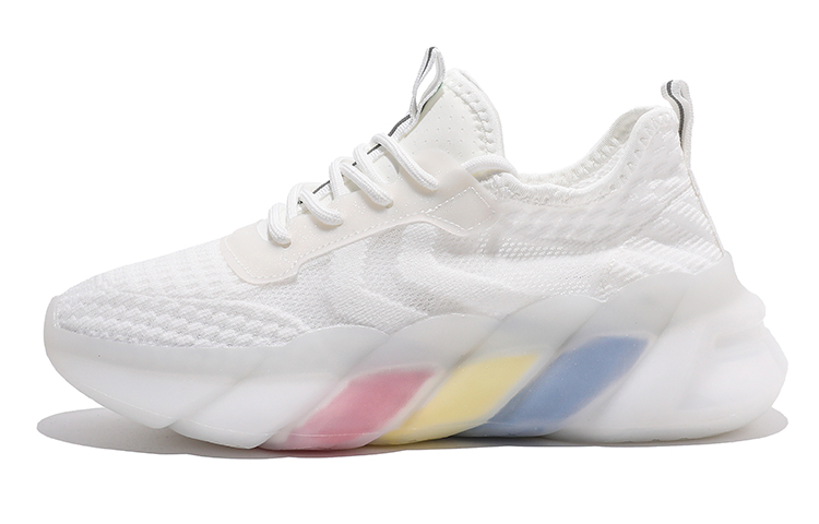 (W) Huanqiu Casual Sneakers 'Rainbow Sole White'