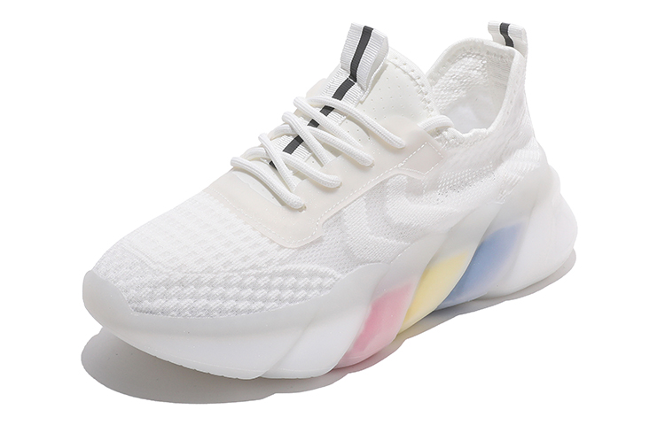 (W) Huanqiu Casual Sneakers 'Rainbow Sole White' 圖 2