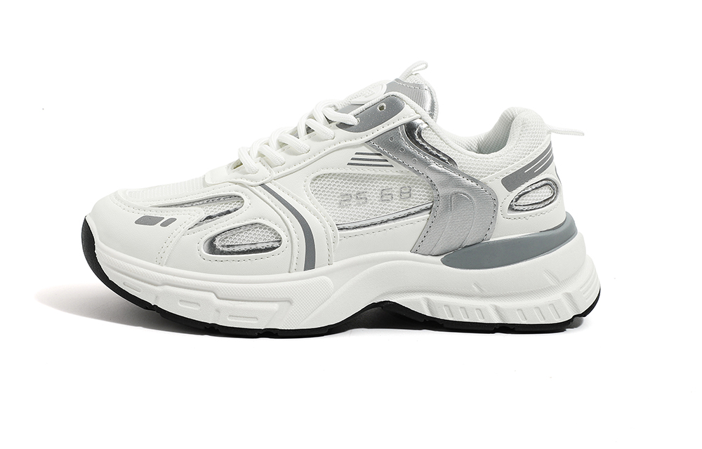 (W) Huanqiu Chunky Mid 'White Grey'