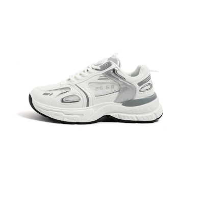 (W) Huanqiu Chunky Mid 'White Grey'