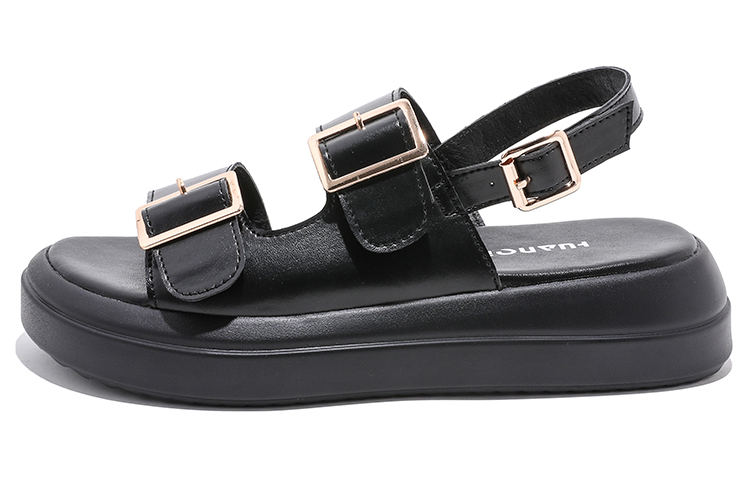 (W) Huanqiu Chunky Sandal 'Black'