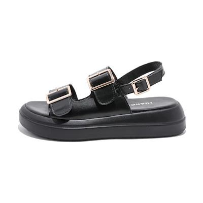 (W) Huanqiu Chunky Sandal 'Black'