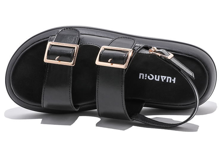 (W) Huanqiu Chunky Sandal 'Black' 圖 4