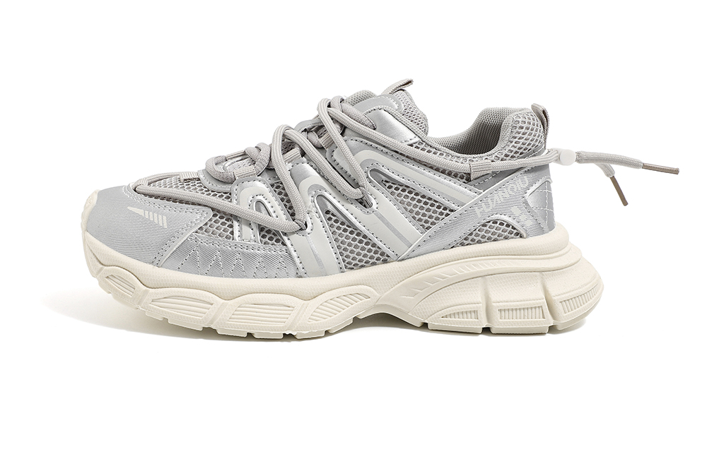 (W) Huanqiu Chunky Sneaker 'Silver Grey'