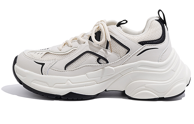 (W) Huanqiu Dad Shoe 'Beige-Black'