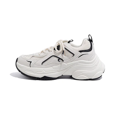 (W) Huanqiu Dad Shoe 'Beige-Black'