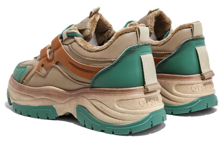 (W) Huanqiu Dad Shoes 'CMFT Plus Velvet Green Khaki' 圖 4