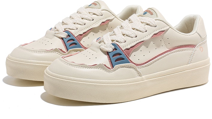 (Women) Huanqiu Fashion 'Beige Powder Blue' H20796-1 1