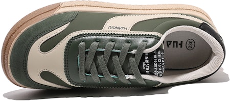 (W) 環球カジュアルワッフル (グリーン) HQY-YH0103G Shop (W) 環球カジュアルワッフル (グリーン) HQY-YH0103G