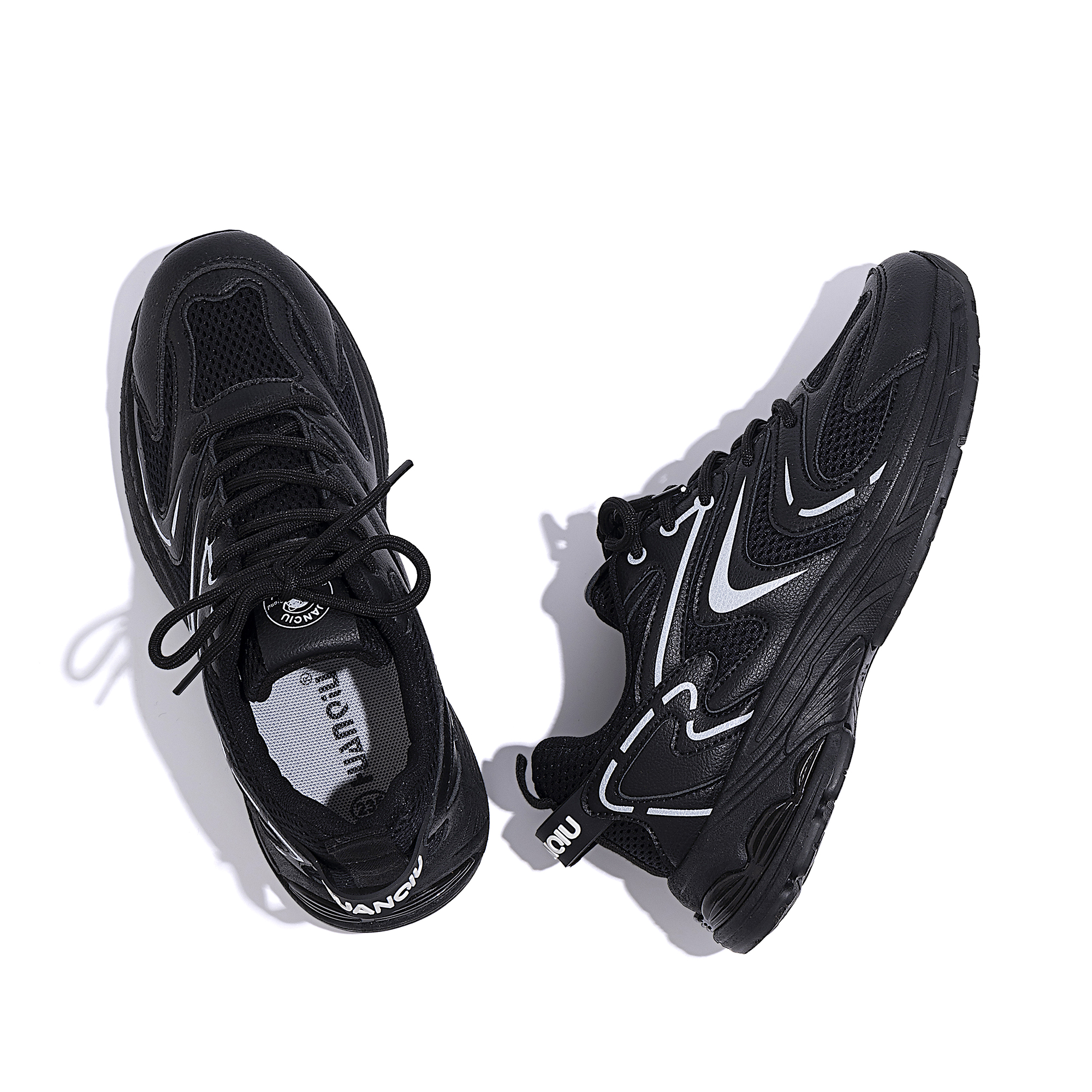 Purchase 環球 HUANQIU 百搭 運動 休閒 時尚 潮流 透氣耐磨 低幫 老爹鞋 女款 黑色