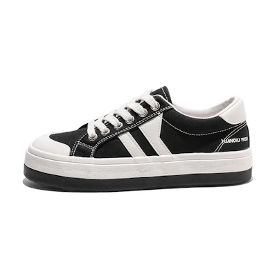 (W) Huanqiu Fashion Sneakers 'Black and White'