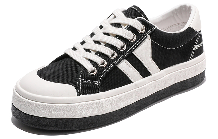 (W) Huanqiu Fashion Sneakers 'Black and White' 圖 2