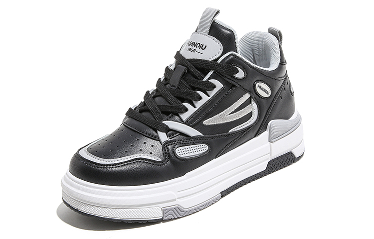 (W) Huanqiu Fashion Sneakers 'Black Casual' 圖 2