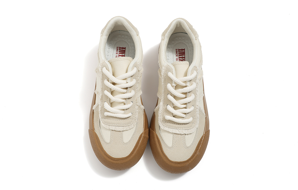 (W) Huanqiu German Trainer Low 'Beige Canvas' 圖 2