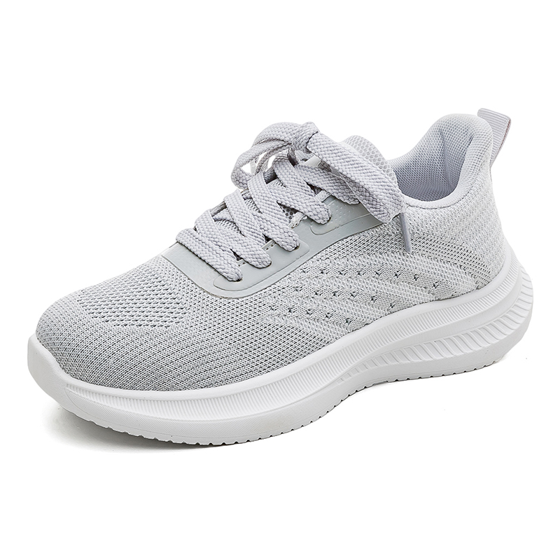(Women) Huanqiu Grey Low-Top Casual Fashion Durable Sneakers LDZ-J97H