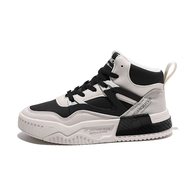 (W) Huanqiu High-Top 'Beige Black'