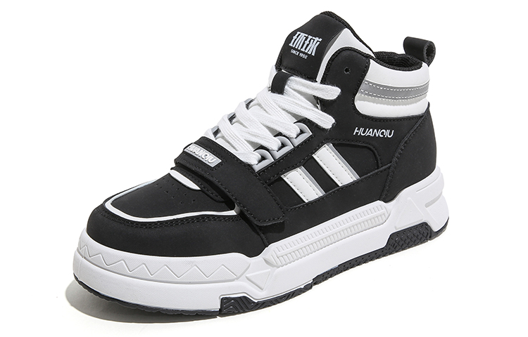(W) Huanqiu High-Top 'White Black Fashion' 圖 2