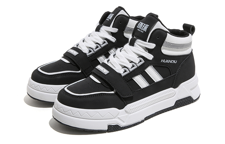 (W) Huanqiu High-Top 'White Black Fashion' 圖 3