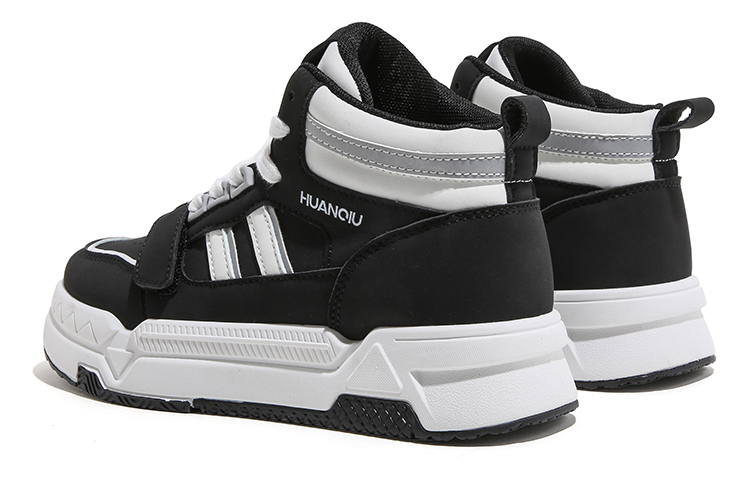 (W) Huanqiu High-Top 'White Black Fashion' 圖 5
