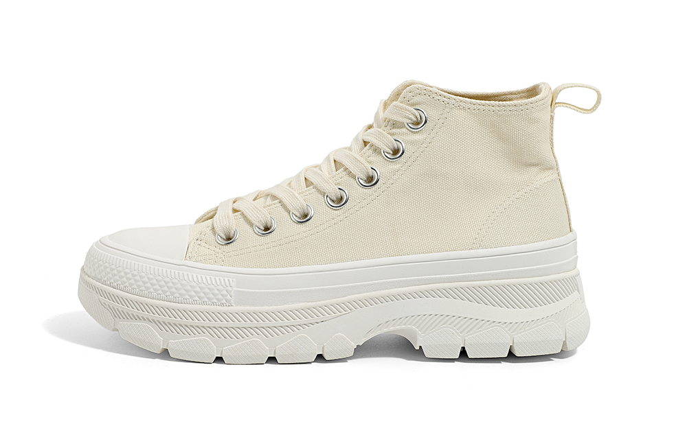 (W) Huanqiu High-Top Canvas 'Beige'