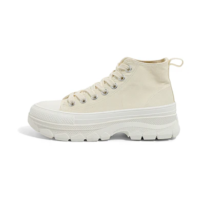 (W) Huanqiu High-Top Canvas 'Beige'