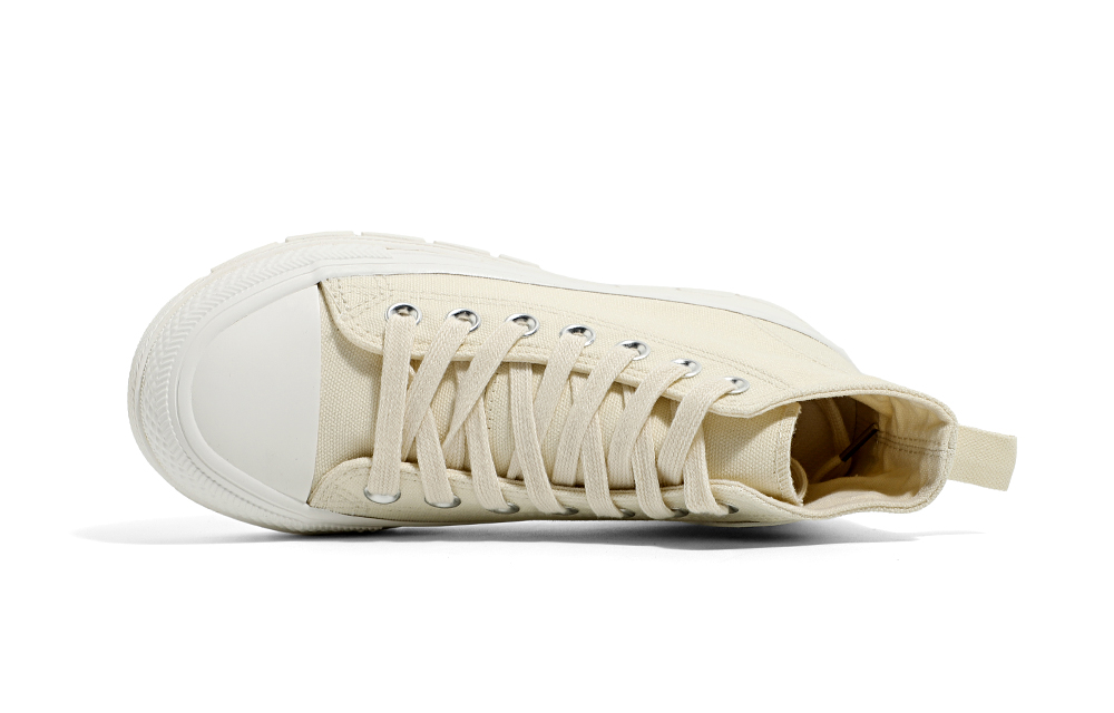 (W) Huanqiu High-Top Canvas 'Beige' 圖 3