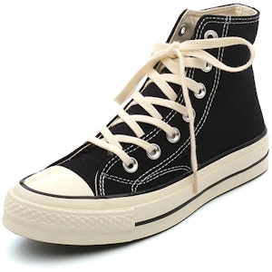 (W) 环球高帮帆布鞋‘黑白’ S6300B Order (W) 环球高帮帆布鞋‘黑白’ S6300B