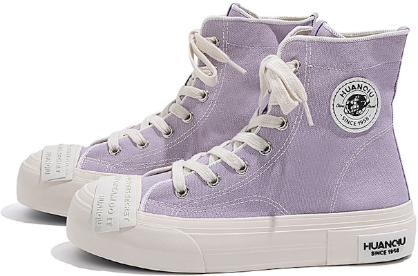 (W) Huanqiu Zapatillas Altas de Lona 'Púrpura' ZHQ-XA053V Lookbook (W) Huanqiu Zapatillas Altas de Lona 'Púrpura' ZHQ-XA053V