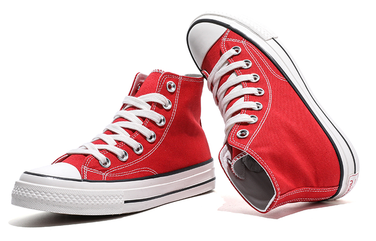 (W) Huanqiu High-Top Canvas 'Solid Red' 圖 5
