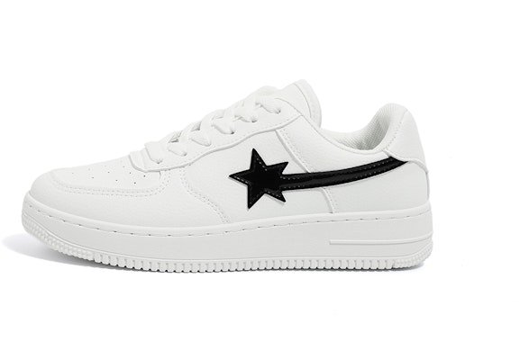 (Women) Huanqiu High-Top Sneakers 'White Star' ZX2161 Buy (Women) Huanqiu High-Top Sneakers 'White Star' ZX2161