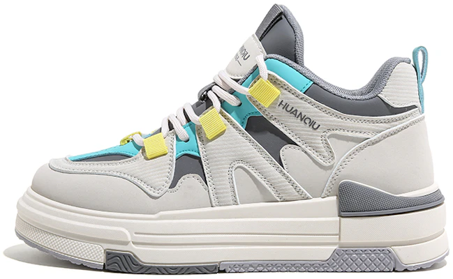 (W) Huanqiu Kulit Mid-Top 'Beige Grey Patchwork' HQ-HWBG3230MH Buy (W) Huanqiu Kulit Mid-Top 'Beige Grey Patchwork' HQ-HWBG3230MH