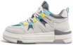 Buy (W) Huanqiu Kulit Mid-Top 'Beige Grey Patchwork' HQ-HWBG3230MH