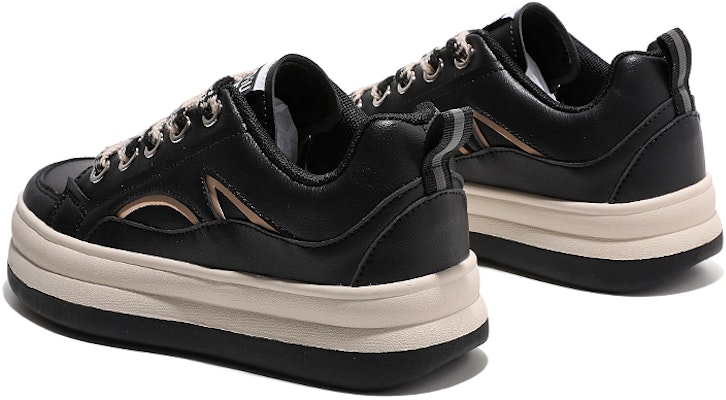 (Women) Huanqiu Leather Platform 'Fashion Sneaker' CH2015 5