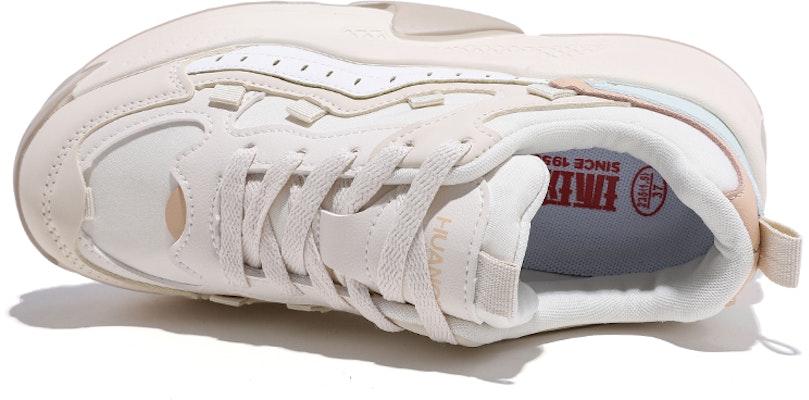 環球 HUANQIU 防滑耐磨 低幫 板鞋 女款 米色 Lookbook 環球 HUANQIU 防滑耐磨 低幫 板鞋 女款 米色