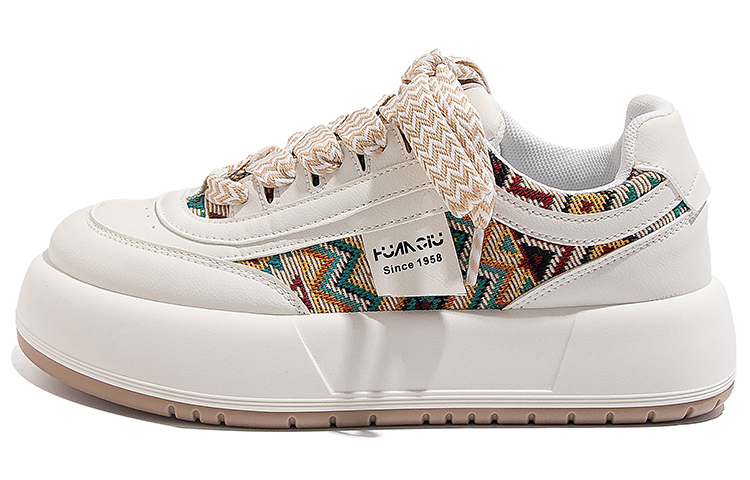(Women) Huanqiu Low-Top 'Beige' ZHQ9026MC