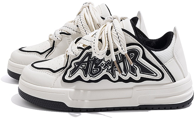 (W) Huanqiu Low-Top 'Beige Hitam' ZHQ3153MB Lookbook (W) Huanqiu Low-Top 'Beige Hitam' ZHQ3153MB