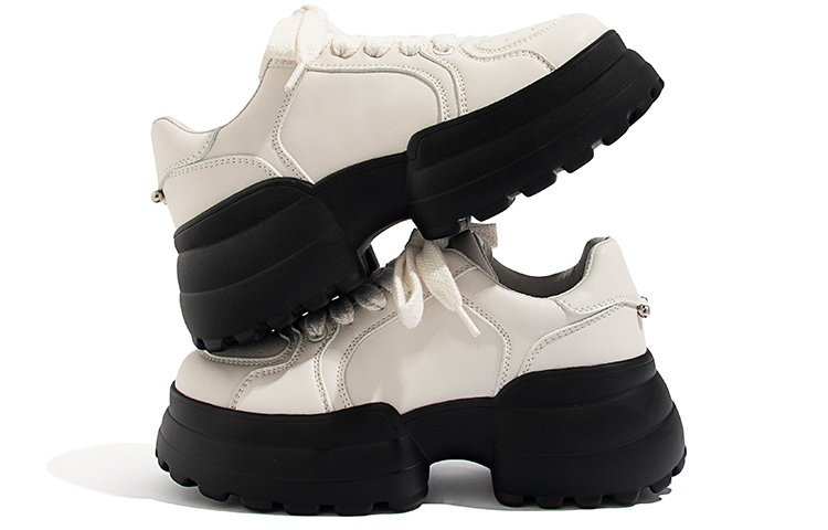 (W) Huanqiu Low-Top 'Beige Black Dad Shoe' 圖 3