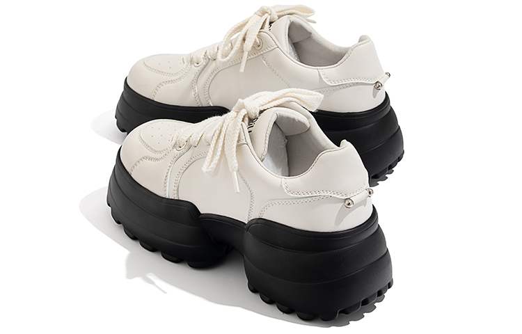 (W) Huanqiu Low-Top 'Beige Black Dad Shoe' 圖 4