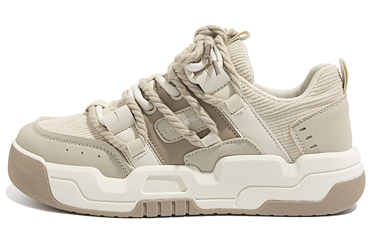 (W) Huanqiu Low-Top 'Beige Brown'