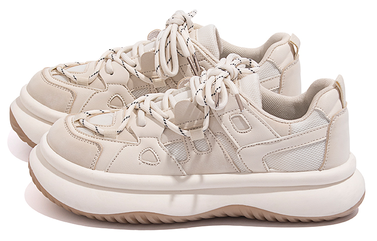 Order 环球 HUANQIU 休閒氣質百搭 低幫 板鞋 女款 米色