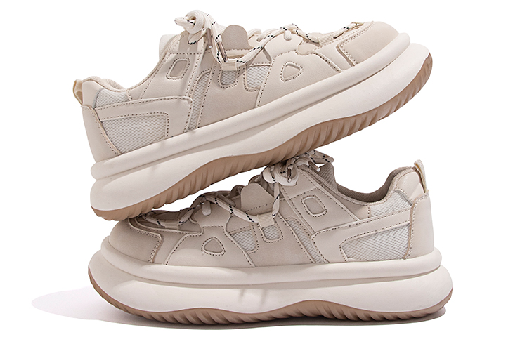 Shop 环球 HUANQIU 休閒氣質百搭 低幫 板鞋 女款 米色